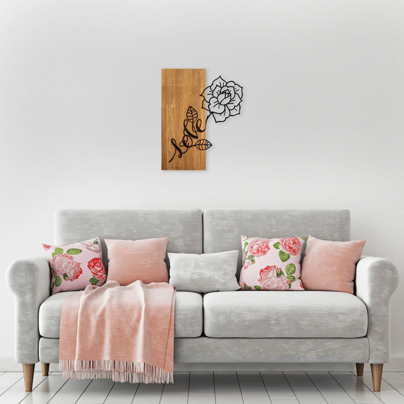 Décoration murale en bois