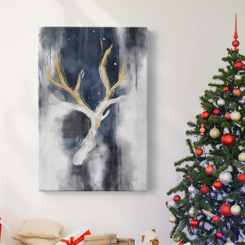 Art des Fêtes de Noël - Toile tendue avec châssis CCX, H 18 po x l 12 po