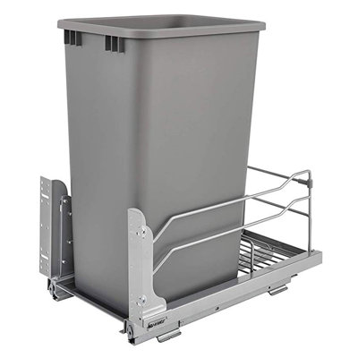 Poubelle de cuisine coulissante Rev-A-Shelf avec fermeture en douceur 