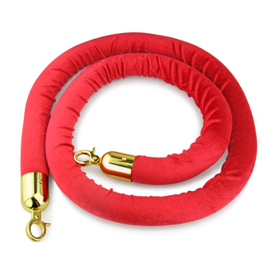 Red Velvet Stanchion Rope