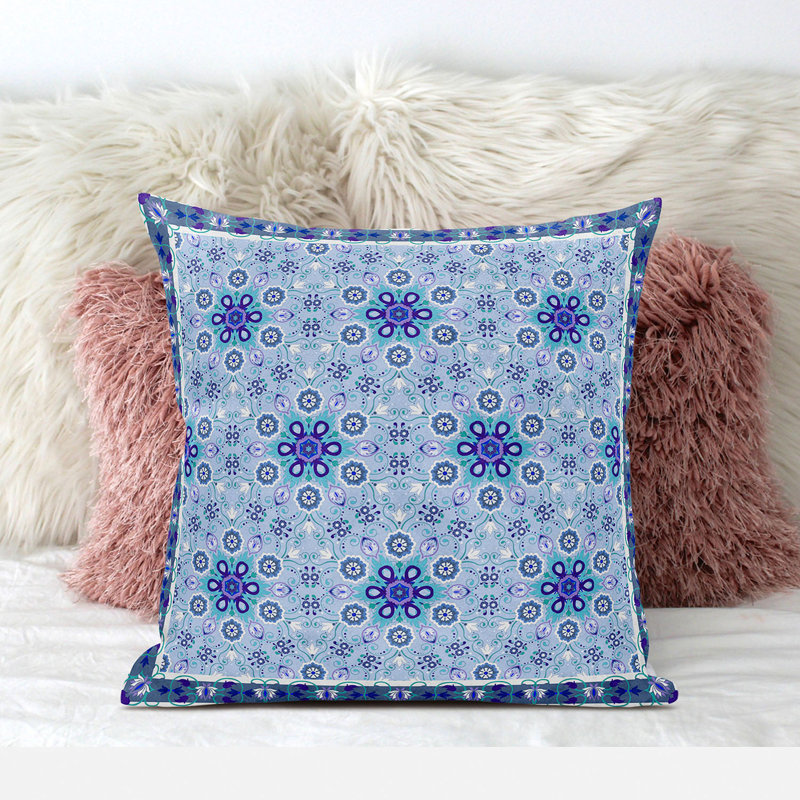 Polyester Throw Square Pillow Cover & Insert, 16" x 16" 