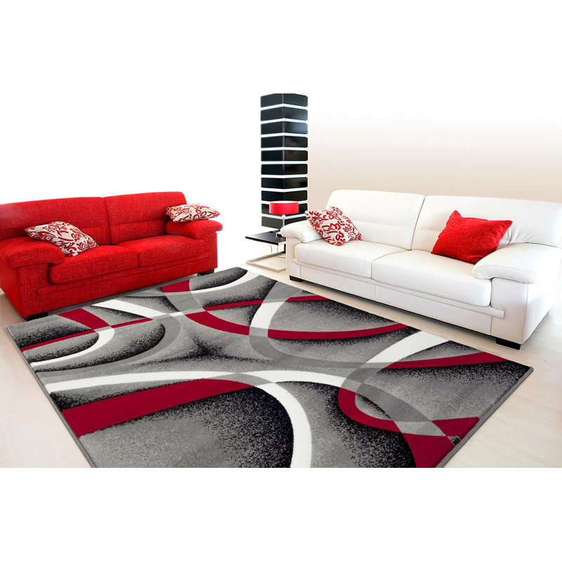 Cherine Abstract Indoor Rug, Rectangle 7'9" x 10'7"