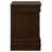 Demetra Cappuccino 2-Drawer Nightstand With Bail Handle