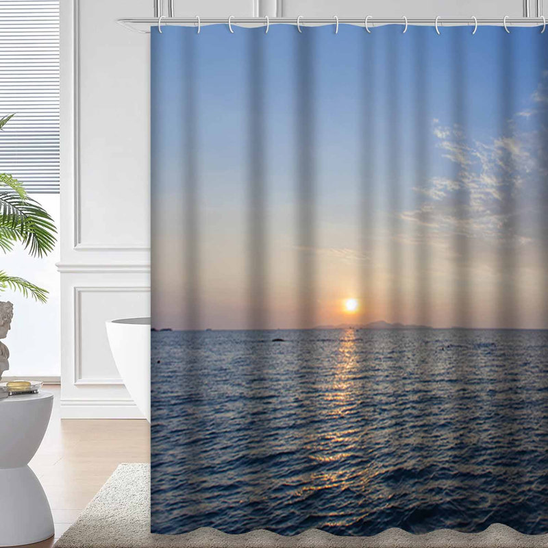 Nature, ciel, coucher de soleil, mer, plage abstraite, belle beauté, bleu, nuage lumineux, nuages avec 12 crochets