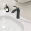 Robinet pour salle de bain noir mat, installation à un trou, laiton, robinet de lavabo à cartouche en noir, poignée, fabrication en laiton, disque en céramique