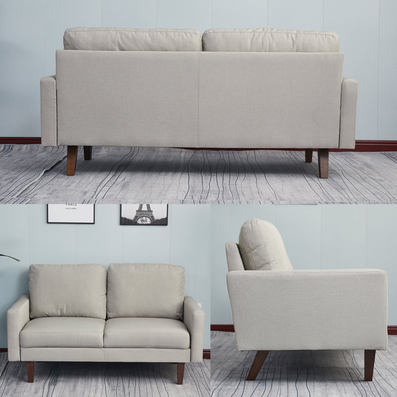 Canapé rembourré 70 po Monserat, Beige