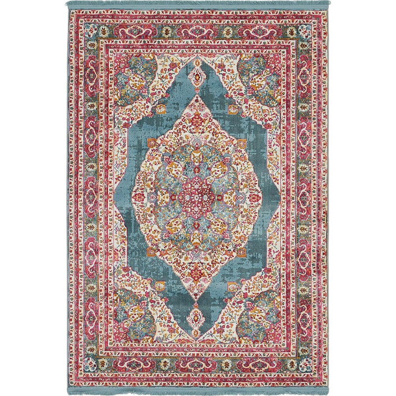 Paren Oriental Indoor Rug, Rectangle 4'3" x 6'