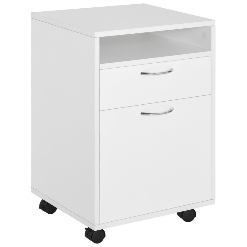 Moawia Accent Cabinet, White