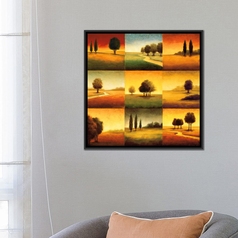 «Landscape Perspectives» par Gregory Williams - Impression sur toile tendue sur châssis tendue avec châssis, Pas de tapis