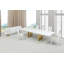 Roma White Gold Dining Table