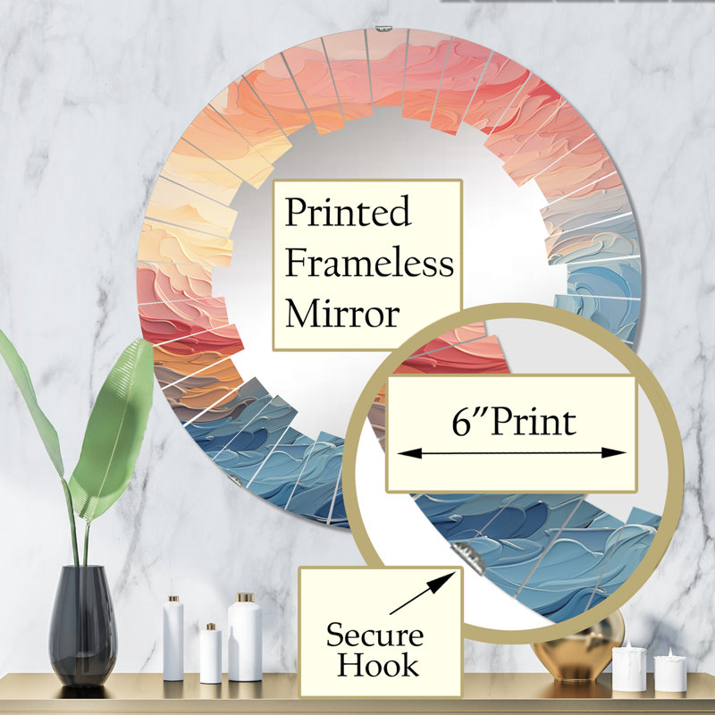 Ampliar - Miroir mural rond, 32 po x 32 po