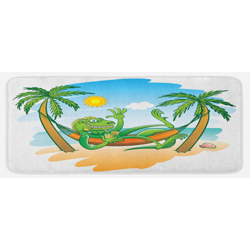 Tapis de cuisine Iguana