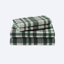 Ensemble de draps 4 pièces en flanelle de coton imprimée 4 pièces King-118323230-118323225