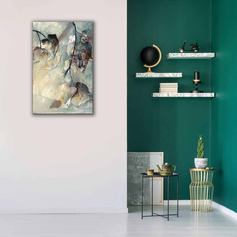 «Epic Graffiti» «Time To Think» par Carla Jennings, art mural sur toile, 26 po x 40 po