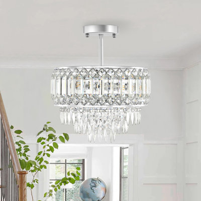 Lustre encastré en cristal 3 lumières Everby
