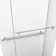 Duet 44" W x 72" H Bypass Sliding Semi-Frameless Shower Door with Clearmax™ Technology