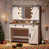 Antique White/Brown selected