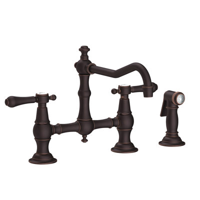 Chesterfield Kitchen Bridge Faucet with Side Spray