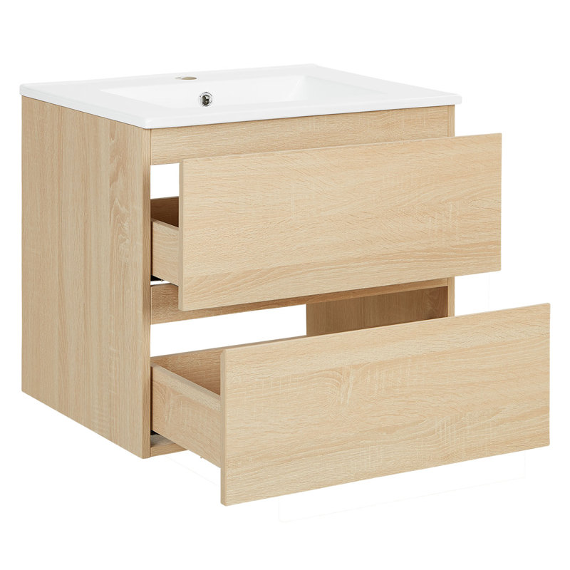 Amogh 610mm Wall Mounted Single Vanity