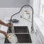 Robinet de cuisine à poignée simple pull down-50320676