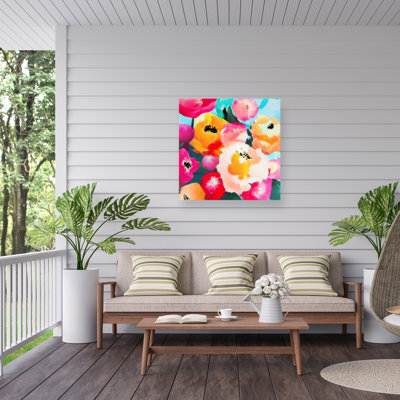 Tina Lavoie Spring Is Bursting Forth Outdoor  Canvas