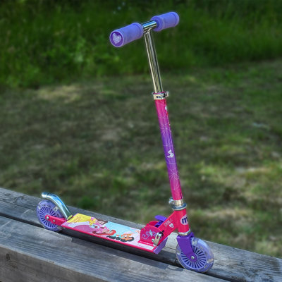 Disney Princess Folding Inline Scooter with Light Up Wheels