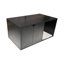 Meuble caché pour litière pour chat 35,83 po (bloc à gratter inclus), maisonnette moderne pour chat noir avec bloc à griffer en carton ondulé - 35,83 po x 20,47 po x 17,05 po, 52 lb