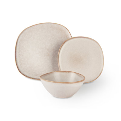 Stoneware Dinnerware Set 12 Piece - Service for 4