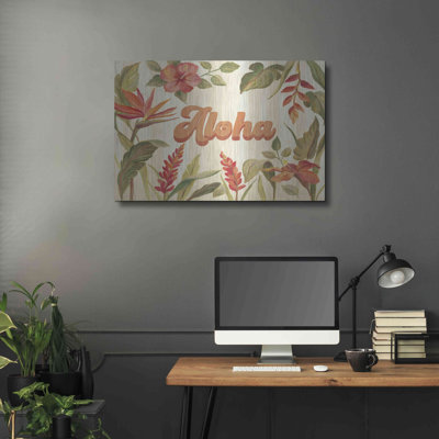 «Tropical Garden VIII» par Silvia Vassileva, art mural en métal