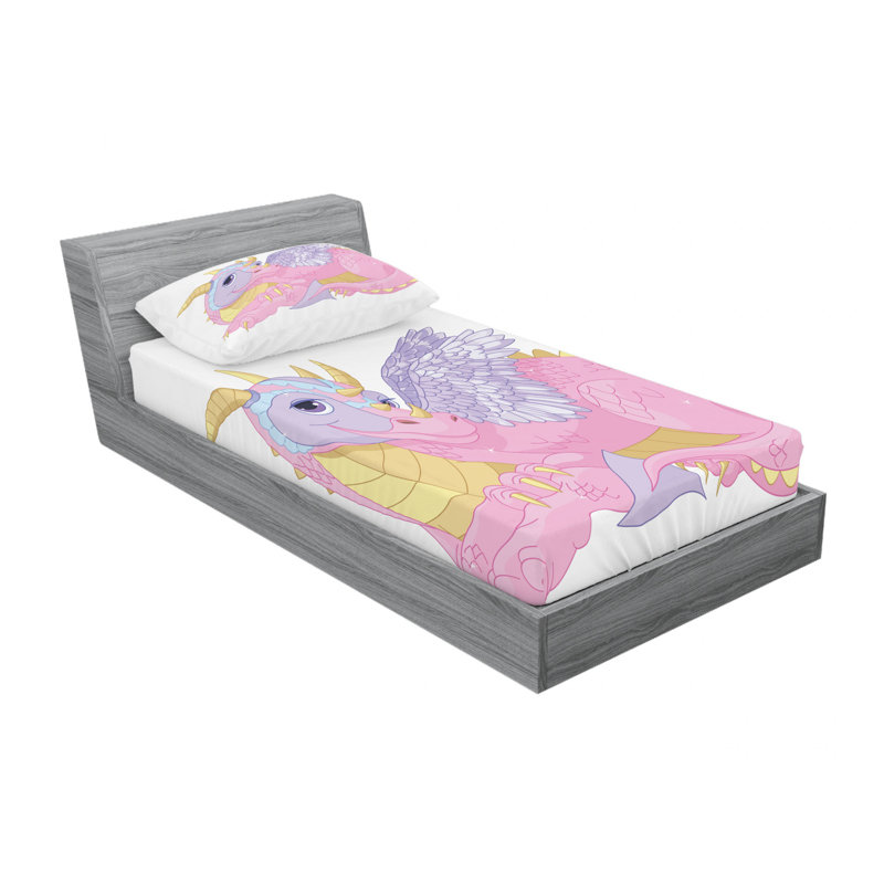 Microfiber Sheet Set, Twin Sheet Set with Fitted Sheet