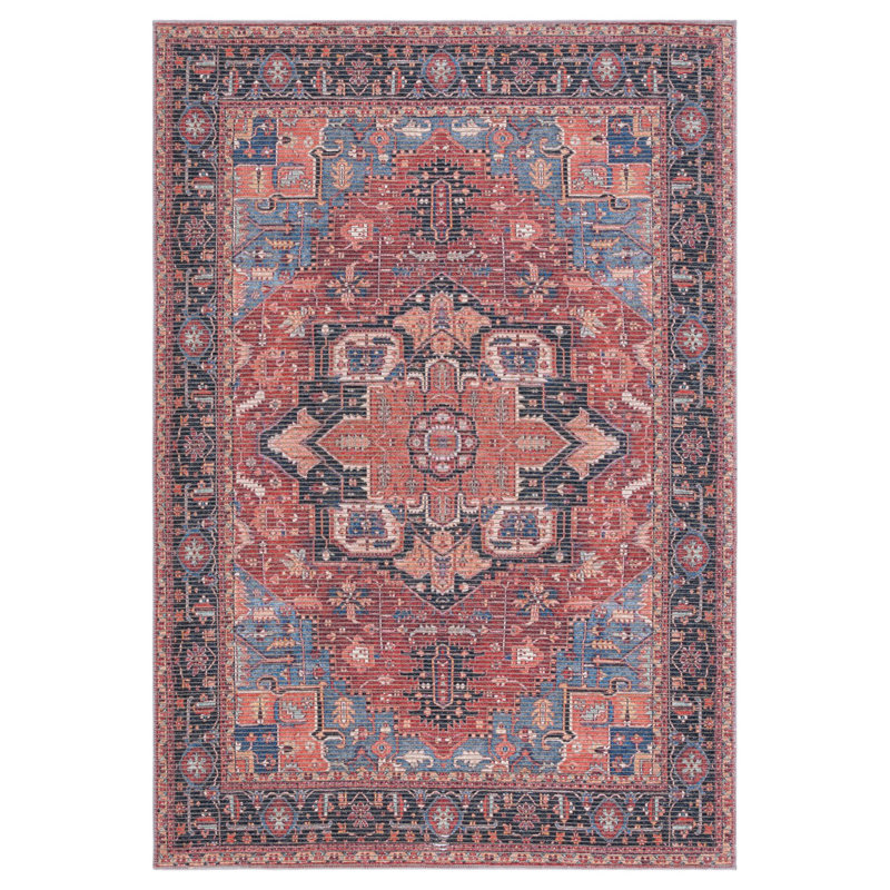 Marselina Serapi Performance Machine Washable Oriental Rug, Rectangle 8' x 10'
