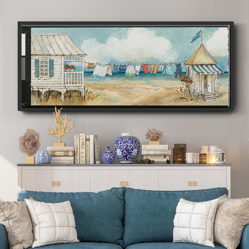 Fresh Laundry I- Framed Canvas