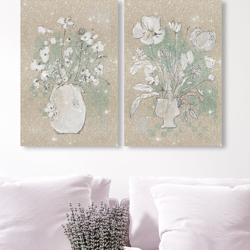 Spring Energy Set Set by Oliver Gal, 24" H x 16" W, Gallery Wrapped