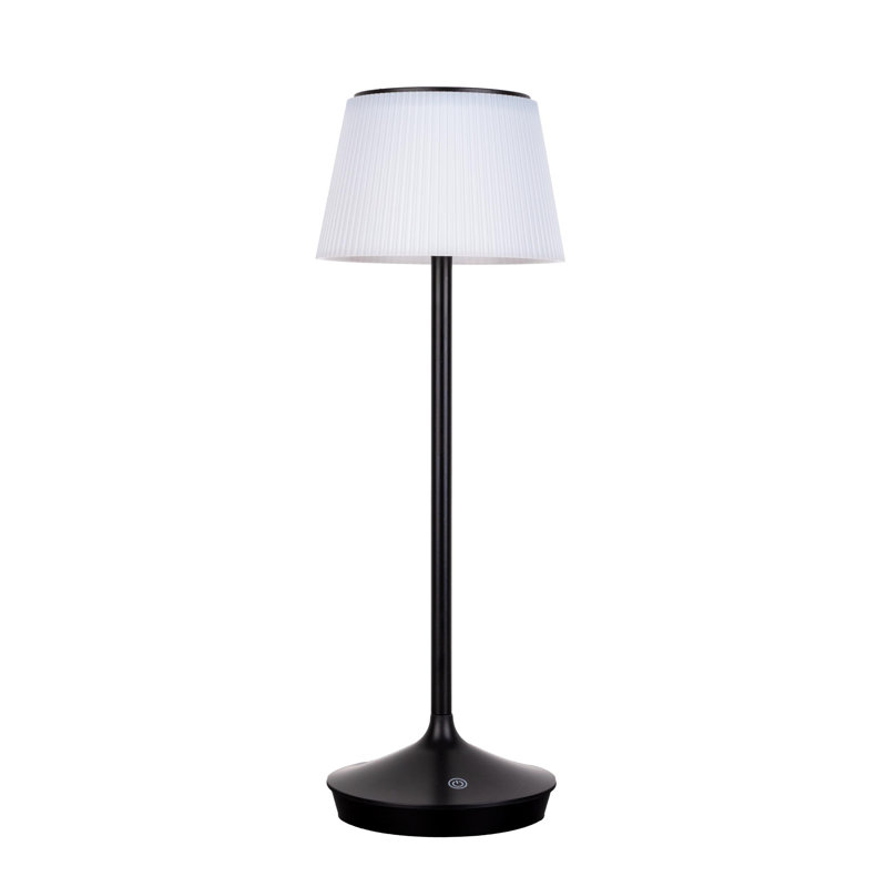Raqual Buffet Lamp, Black/White