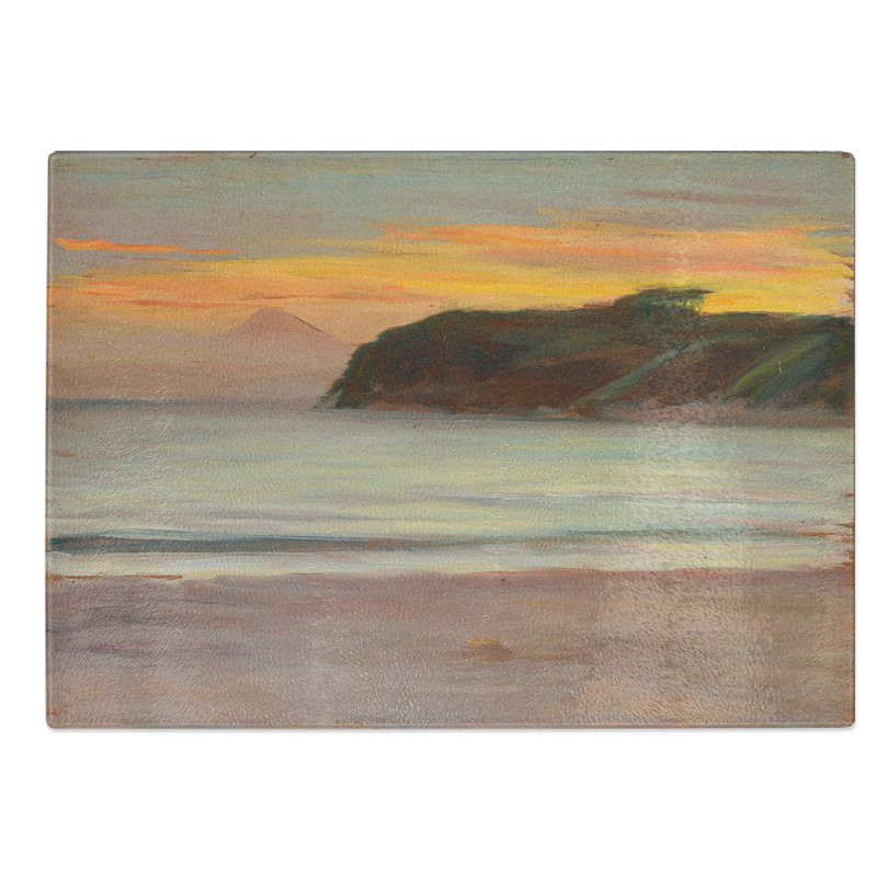 Glass Mount Fuji by Kuroda Seiki Chopping Board, 28.5 cm W x 20 cm L