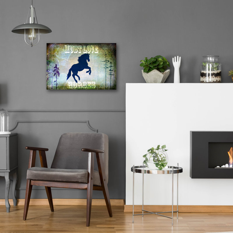«Country Horse II» par Lightbox Journal, H 16 po x l 24 po x P 0,2 po