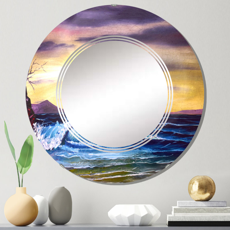 Circle Wall Mirror, 24" x 24"