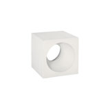 Void Side Table, White Stone
