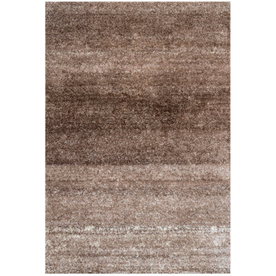 Digit Striped Shag Area Rug