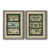 Toile avec cadre gris
