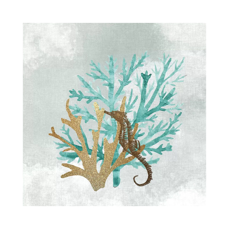 The Voice Of The Sea II by Kimberly Allen - Wrapped Canvas Painting, 30.48 cm H x 30.48 cm W