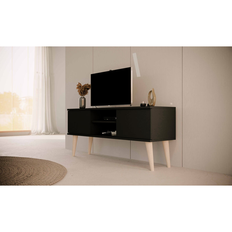 Kaylani TV Stand, Black, 120cm W