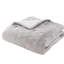 Édredon surdimensionné 3 pièces pour lit double / grand lit - avec tissu riche et rembourré en coton, tissu riche en coton gris et,