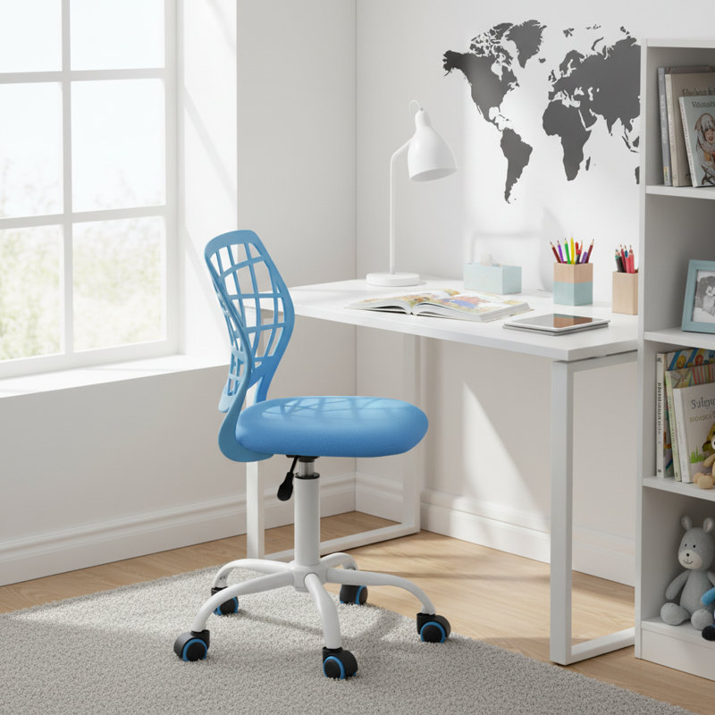Mesh Office Chair, Blue