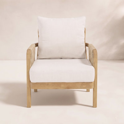 Tweedy Teak Patio Lounge Chair