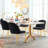 Velvet Upholstered Stacking Side Chair-748664326