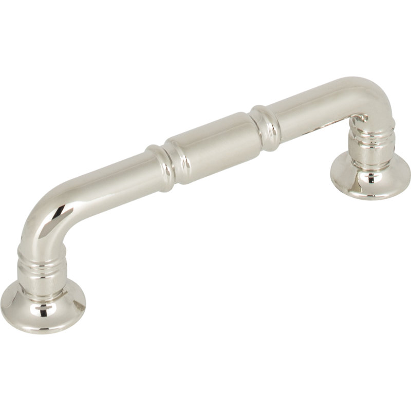 Grace Bar / Handle Pull, Polished Nickel, 3 3/4" Center to Center