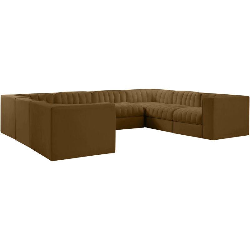 Canapé modulaire Rummi Performance, Saddle Velvet