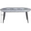 Table de salle à manger / de bureau / extensible extensible - 100-180 cm réglable, plateau en MDF et pieds en métal (100 x 75 cm)-1558157939-1397348995-1558157938