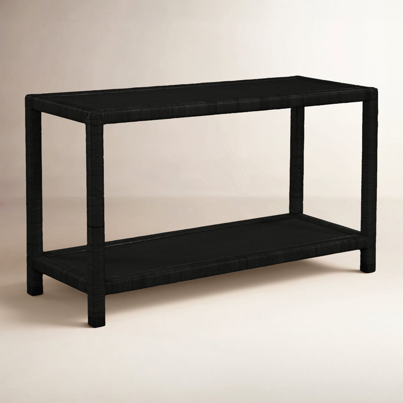 Pine Isle 50'' W Console Table, Black